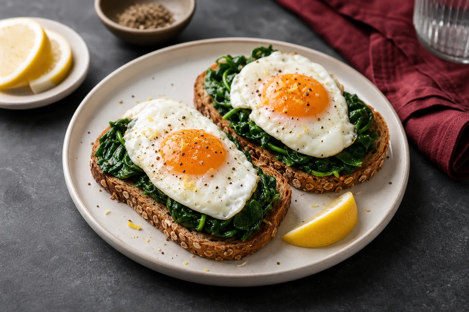Groene ei-toast